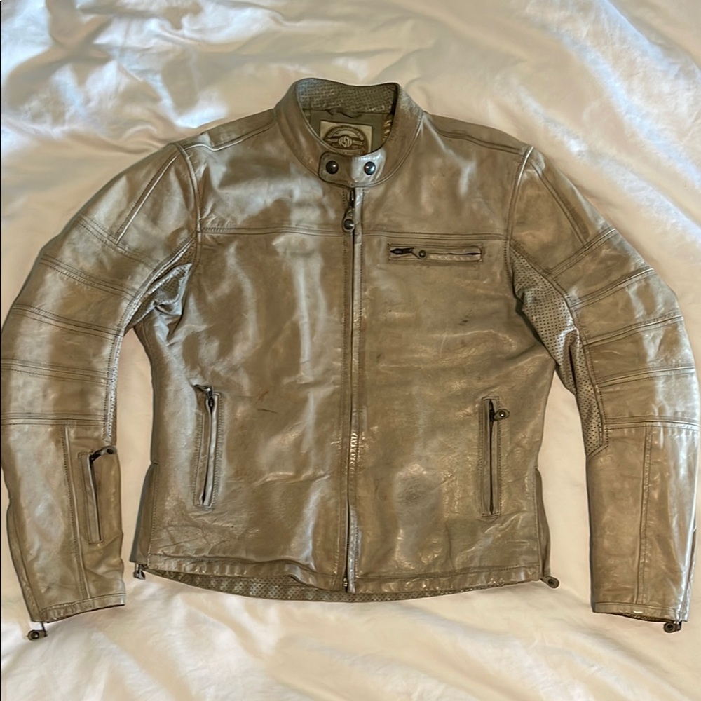 Men's Roland Sands Designs Leather Ronin Motorcycle Jacket XXL